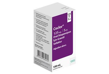 Ceclor 125 Mg/5 Ml Oral Suspansiyon Icin Granul