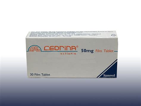 Cedrina 50 Mg 30 Film Tablet