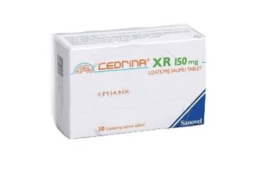 Cedrina Xr 150 Mg Uzatilmis Salimli 30 Tablet