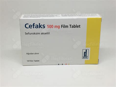 Cefaks 500 Mg 14 Film Tablet