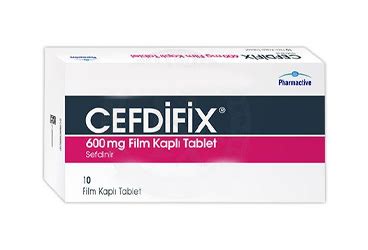 Cefdifix 600 Mg 10 Film Kapli Tablet (10 Film Kapli Tablet)