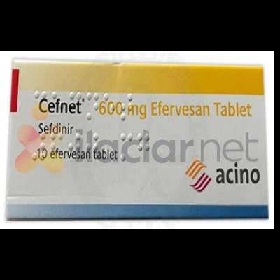 Cefnet 600 Mg 10 Efervesan Tablet