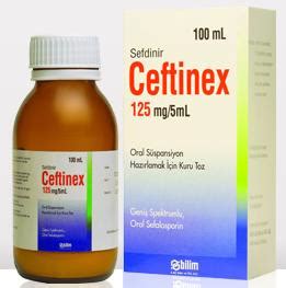 Ceftinex 125 Mg/5 Ml 100 Ml Oral Suspansiyon