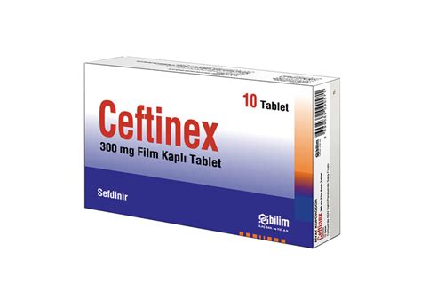 Ceftinex 300 Mg 10 Film Kapli Tablet