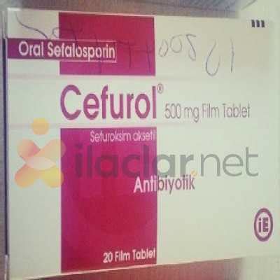 Cefurol 500 Mg Film Kapli Tablet