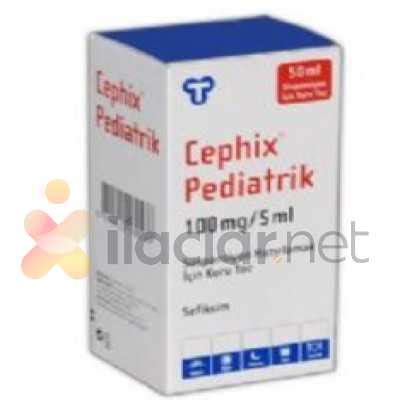 Cephix Pediatrik Suspansiyon Haz. Icin Kuru Toz 100 Mg/5 Ml (100 Ml) Fiyatı