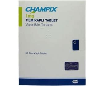 Champix 1 Mg 56 Film Kapli Tablet Fiyatı