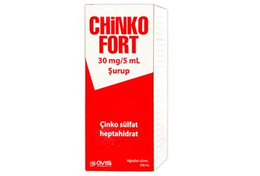 Chinko Fort 30 Mg/5 Ml Surup Fiyatı
