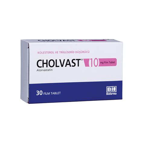 Cholvast 10 Mg 30 Film Tablet
