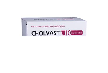 Cholvast 10 Mg 90 Film Tablet