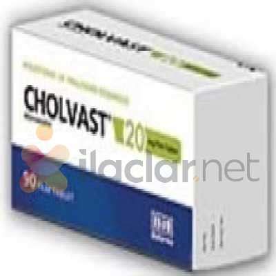 Cholvast 20 Mg 90 Film Tablet Fiyatı