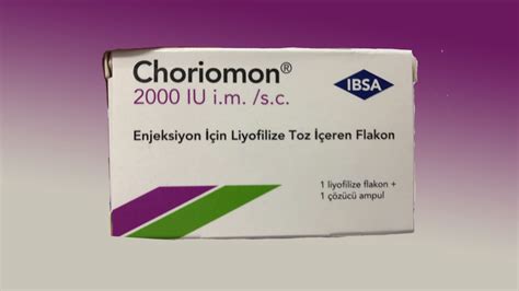 Choriomon 2000 Iu Enjeksiyonluk Liyofilize Toz (1 Flakon)
