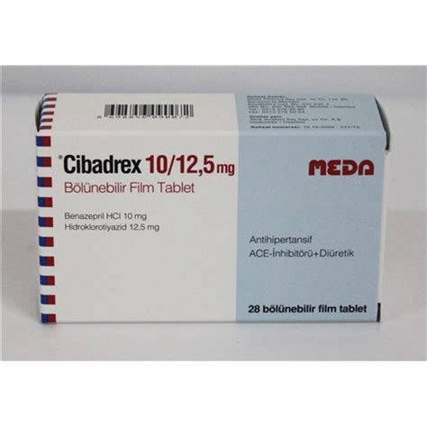 Cibadrex 10/12.5 Mg Film Tablet (28 Tablet) Fiyatı