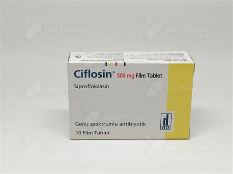 Ciflosin 500 Mg 10 Film Tablet Fiyatı