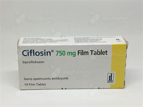 Ciflosin 750 Mg 14 Film Tablet Fiyatı