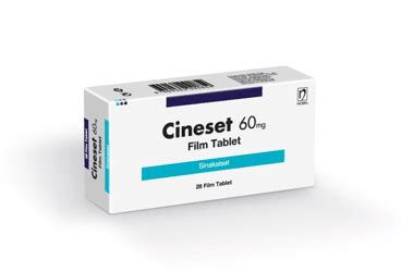 Cineset 60 Mg 28 Film Tablet Fiyatı