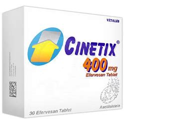 Cinetix 400 Mg 30 Efervesan Tablet