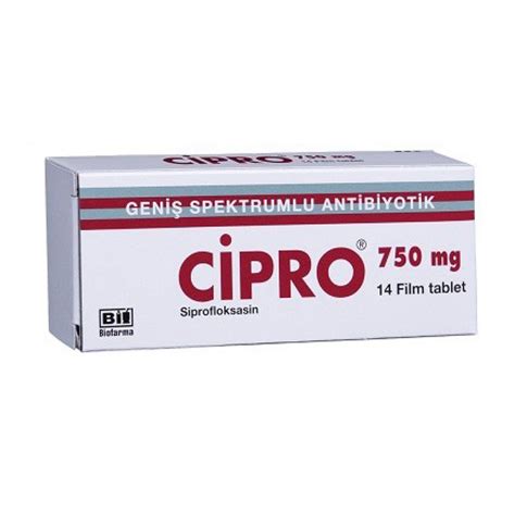 Cipro 750 Mg 14 Film Tablet