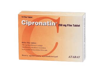 Cipronatin 250 Mg 14 Tablet Fiyatı