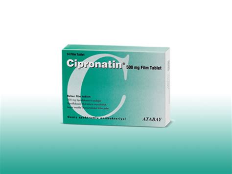 Cipronatin 500 Mg 14 Tablet Fiyatı
