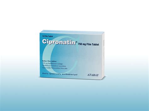 Cipronatin 750 Mg 14 Tablet Fiyatı