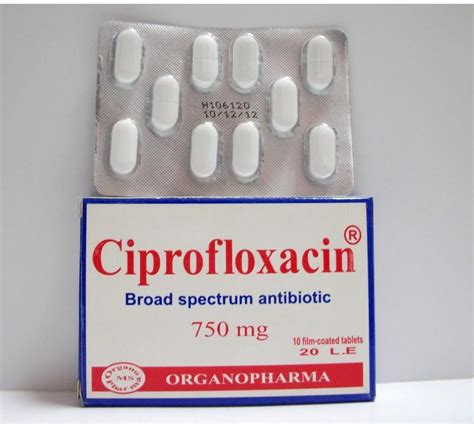 Ciproxin 750 Mg 10 Tablet