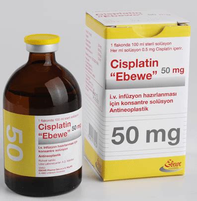 Cisplatin Ebewe 100 Ml 50 Mg 1 Flakon