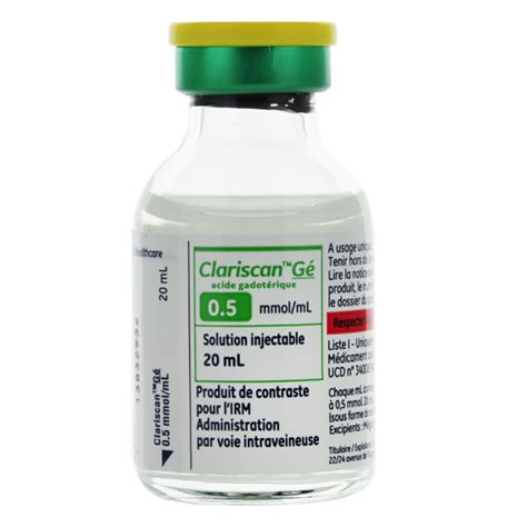 Clariscan 0.5 Mmol/ml Enjeksiyonluk Cozelti (1x10 Ml Flakon)