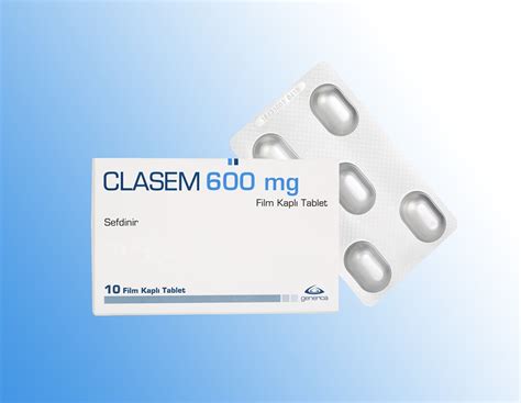 Clasem 600 Mg Film Kapli Tablet (10 Tablet)
