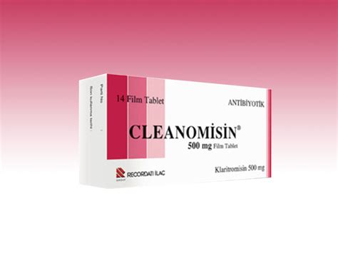 Cleanomisin 500 Mg 14 Film Tablet