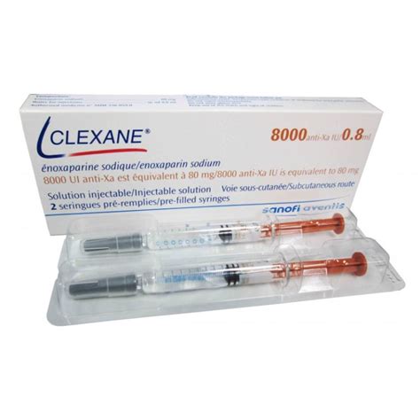 Clexane 8000 Anti-xa Iu/0.8 Ml Kull.hazir Enjektor Fiyatı