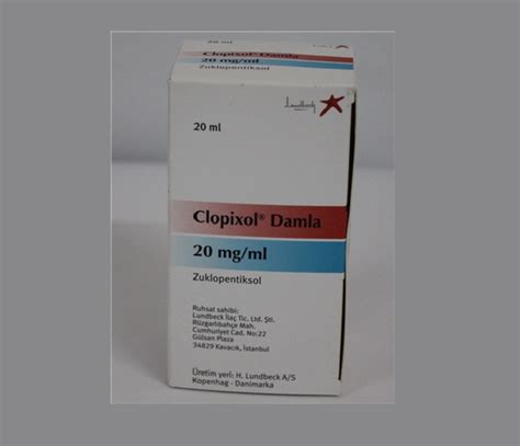 Clopixol 20 Mg 20 Ml Damla Fiyatı