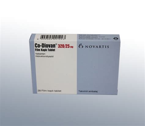 Co-diovan 320/25 Mg 28 Film Tablet