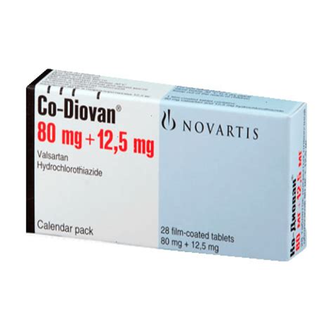Co-diovan 80/12,5 Mg 28 Film Tablet