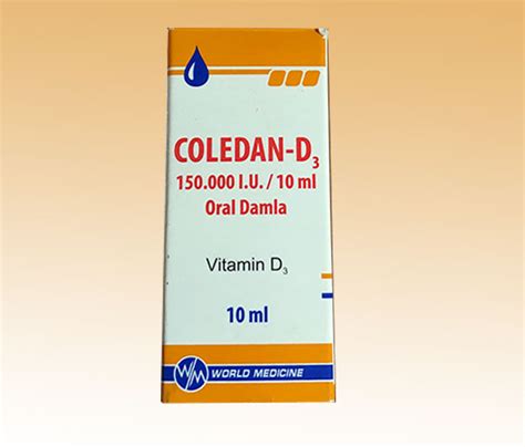 Coledan-d3 150000 Iu/10 Ml Oral Damla, Cozelti (1 Sise, 30 Ml)