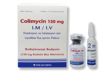Colimycin 150 Mg Im/iv Enj. Ve Inhalasyon Icin Liyofilize Toz Iceren Flakon Fiyatı