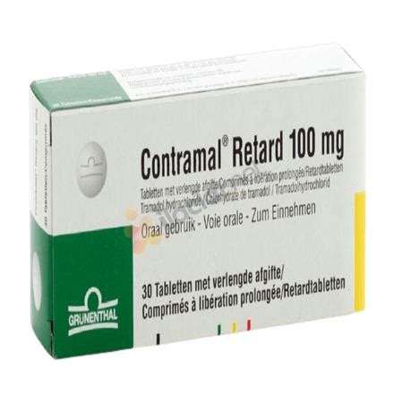 Contramal Retard 100 Mg 30 Tablet
