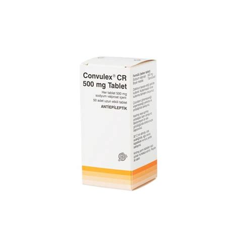 Convulex Cr 500 Mg 50 Tablet