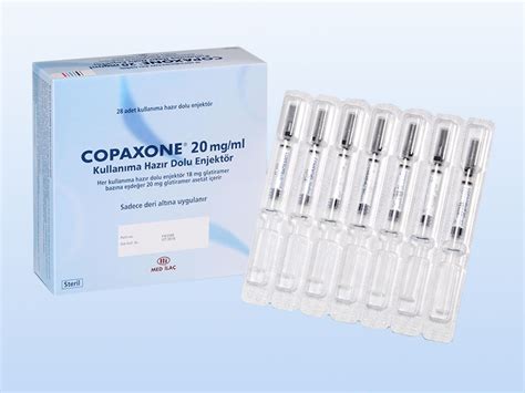 Copaxone 20 Mg/ml Enjeksiyonluk Cozelti Iceren Kullanima Hazir Dolu Enjektor (28 Enjektor)