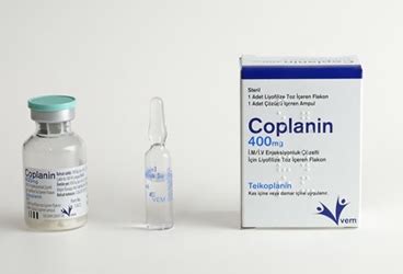 Coplanin 400 Mg Im/iv Enj. Coz. Icin Liyofilize Toz Iceren 1 Flakon