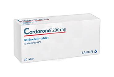 Cordarone Bt 200 Mg 30 Tablet Fiyatı