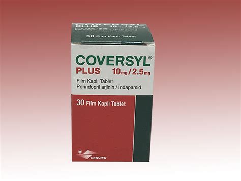 Coversyl Plus 10 Mg/2.5 Mg 30 Film Kapli Tablet Fiyatı