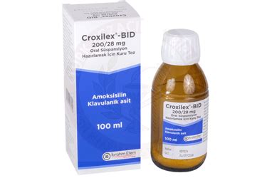 Croxilex‐bid 200/28 Mg Oral Suspansiyon Hazirlamak Icin Kuru Toz (100 Ml)