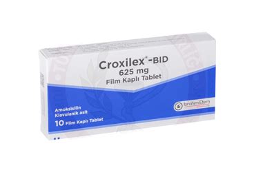 Croxilex Bid 625 Mg Film Kapli Tablet Fiyatı