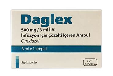 Daglex 500 Mg/ 3 Ml Inf. Coz. Iceren 1 Ampul