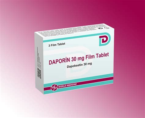 Daporin 30 Mg Film Kapli Tablet (3 Tablet)