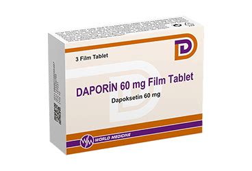 Daporin 60 Mg Film Kapli Tablet (3 Tablet)