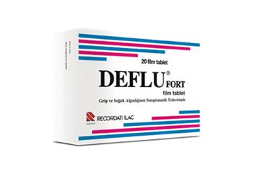Deflu Fort 650 Mg/ 10 Mg/4 Mg Film Tablet (20 Tablet)