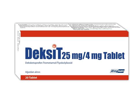 Deksit 25 Mg/4 Mg 20 Tablet