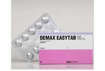 Demax Easytab 10 Mg 100 Agizda Dagilan Tablet